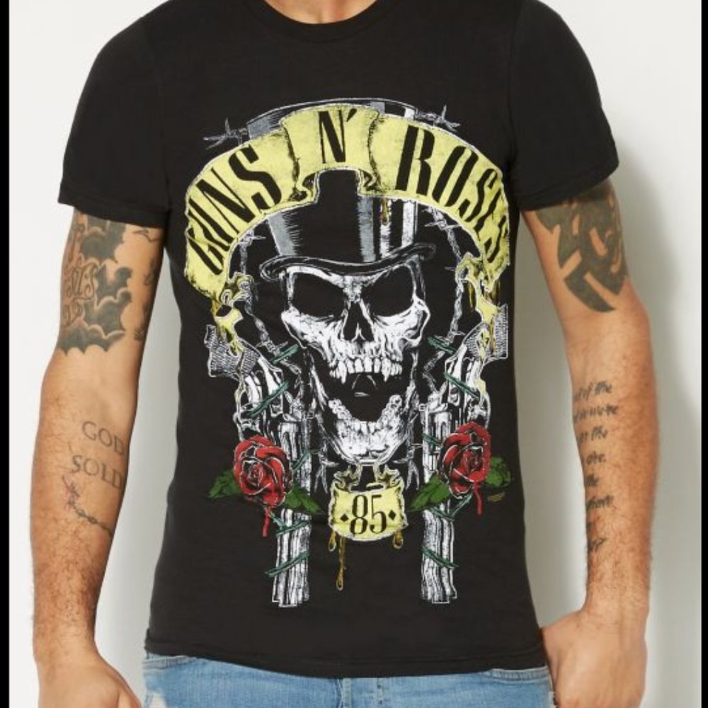 Guns N Roses Top Hat T Shirt